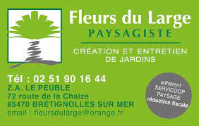 carte de visite fleur du large